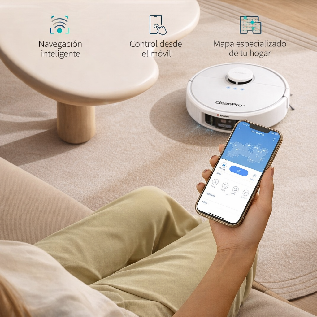 CleanPro™ – La revolución en limpieza: barre, aspira y friega por ti mientras te relajas (30 días de prueba + Garantía de 5 años + Regalo HOY)