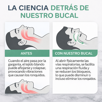 Pack Sueño Completo SomnoLab™ – Di adiós a los ronquidos desde la primera noche con nuestra férula + DOBLE REGALO HOY (Pack Tiras Nasales + Parches Melatonina)