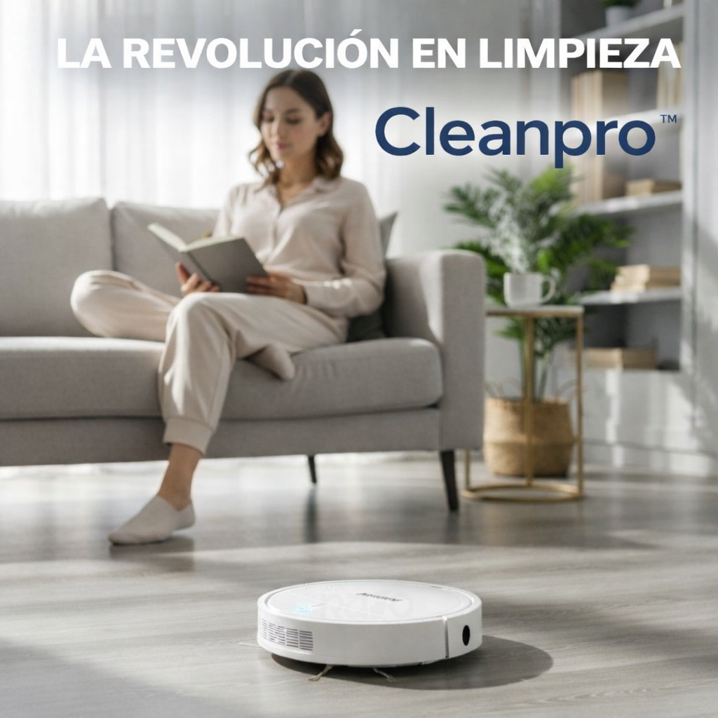 CleanPro™ – La revolución en limpieza: barre, aspira y friega por ti mientras te relajas (30 días de prueba + Garantía de 5 años + Regalo HOY)