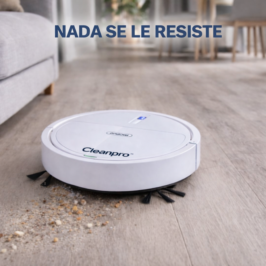 CleanPro™ – La revolución en limpieza: barre, aspira y friega por ti mientras te relajas (30 días de prueba + Garantía de 5 años + Regalo HOY)